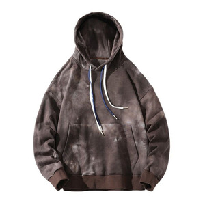 เสื้อฮู้ดโอเวอร์ไซส์ผ้าฝ้ายฟลีซแบบวินเทจ ล้างสีด้วยกรด - Product Image 2