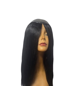 Light <b>Brown</b> Brazilian Remy Human Hair Topper for Women High Density 150% Tangle Free 20 Inches <b>Medium</b> Length Glueless for Base - Product Image 5