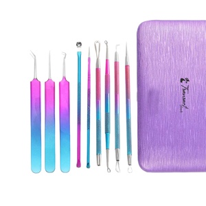 เครื่องกำจัดสิวไฟฟ้าดูดทำความสะอาดผิวหน้าพร้อมกรรไกรเหล็กคมอุปกรณ์กำจัดรูขุมขน - Product Image 2