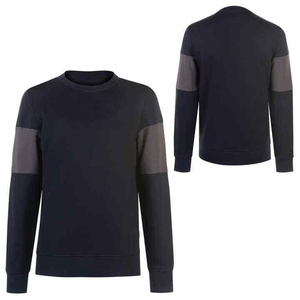 Sweat-shirt uni à coupe classique, vente en gros, sweat-shirts personnalisés avec logo, unisexe, homme, manches courtes, 100% coton, respirant, séchage rapide - Product Image 3