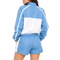 Nueva Llegada: Conjunto Deportivo Impermeable y Ligero para Mujer, Chaqueta Cortavientos con Capucha y Pantalones Cortos hasta la Rodilla, Ropa Deportiva Urbana