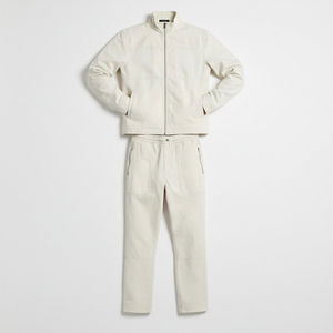 Men Lightweight Windbreaker Tracksuit <b>Zip</b> <b>Up</b> <b>Jacket</b> and Track Pants Sportswear OEM Wholesale - Product Image 2