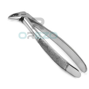 Durable Stainless Steel Manual Dental Extracting Forceps CE Certified Reusable Lightweight Ergonomic Grip <b>12</b> Jaw Positions - Product Image 3