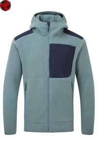 Men's Hooded Fleece <b>Jacket</b> Zip Up <b>Sherpa</b> <b>Sherpa</b> <b>Lined</b> Outerwear Breathable Windproof Winter Wear Mens Polar Fleece - Product Image 5