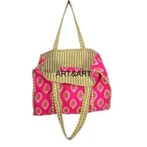 Soft <b>Quilted</b> Cotton Tote Bag Multi-Purpose Eco-Friendly <b>Handbag</b> for Available in Custom Sizes, Prints & Colors for shopping - Product Image 2