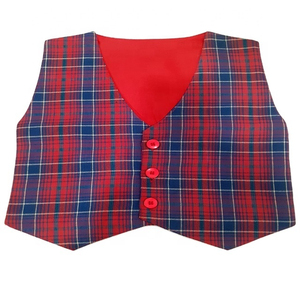 Chaleco de Tartán para Hombre, Chaleco Clásico a Cuadros, Formal, para Boda, Fiesta, Corte Entallado, Estilo Escocés, Chaqueta sin Mangas, Diseño de Patrón Personalizado - Product Image 5