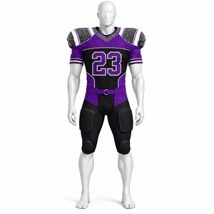 Concevez votre propre uniforme de football américain personnalisé, vêtements de sport confortables et à séchage rapide, uniforme de football américain - Product Image 4