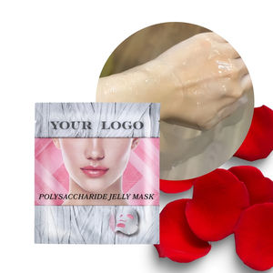 Masque facial en gel hydratant, éclaircissant, anti-âge et raffermissant à base de complexe de placenta végétal de cœur de pomme, marque privée, OEM ODM, vente en gros - Product Image 1