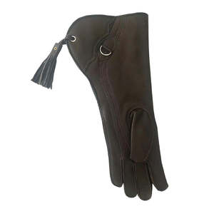 Guantes de Cetrería de Cuero Natural Duradero de Varias Capas, Gran Protección para la Mano Izquierda, en Oferta - Product Image 6