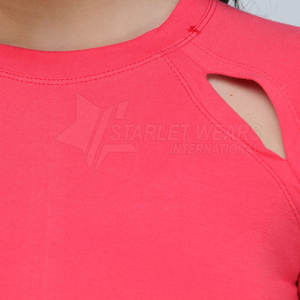 Precio al por Mayor, Top Corto Informal de Verano para Mujer, Color Sólido, Ecológico, Ligero, Duradero, de Poliéster/Algodón, para Uso en Exteriores, el Más Vendido - Product Image 6