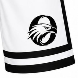 Pantalones Cortos de Hockey sobre Hielo Sublimados Blancos para Hombre, Uniforme Deportivo a Rayas de Poliéster, Ropa Deportiva para Entrenamiento y Partidos de Equipo - Product Image 5
