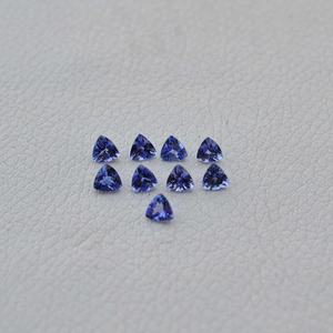 Acheter 4mm Naturel Bleu Tanzanite À Facettes Trillion Cut Gemstone Wholesale Calibrated Tanzanite Loose Stone from Indian Supplier - Product Image 4