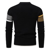 Herren Leichtgewichtiger Rundhals-Strickpullover Weicher Atmungsaktiver Langarm-Pullover Lässige Warme Strickware für Herbst Winter Alltag
