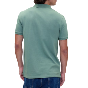 Chemise Homme Chic Décontractée en Maille Unie à Boutons Manches Courtes Respirante 100% Coton OEM ODM Vente en Gros - Product Image 6