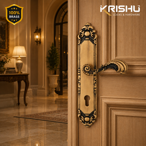 Premium JORDAN Brass Mortice <b>Door</b> Handle Matte Brush Antique Finish Heavy Duty Lever Handle Eco-Friendly Easy Kitchen Bedroom - Product Image 3