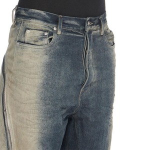 Trousers Manufacturer Custom Baggy Denim <b>Jeans</b> <b>Men</b> Custom Heavyweight Designer Washed Zipper Stacked <b>Jeans</b> - Product Image 5