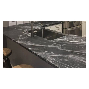 Customized Super Quality <b>Polished</b> <b>Black</b> Forest Granite Slab From Indian Manufacturer - Product Image 1