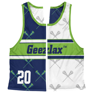 Pinnies de Lacrosse Reversibles Ligeros Personalizados a Precio de Fábrica para Hombre, Ecológicos, de Malla Reciclada, Elásticos y Transpirables - Product Image 3