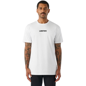 เสื้อยืดคอกลมแขนสั้นทรงมาตรฐานสำหรับผู้ชาย โลโก้เล็กๆ ตรงกลางอก ชายเสื้อเรียบ ผ้าถักลำลอง รับผลิตตามสั่ง ขายส่งจากโรงงาน - Product Image 1