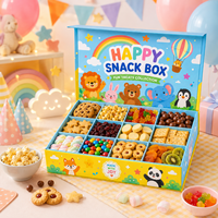 Boîte cadeau magnétique en carton rigide personnalisée, multi-compartiments, impression couleur intégrale, OEM