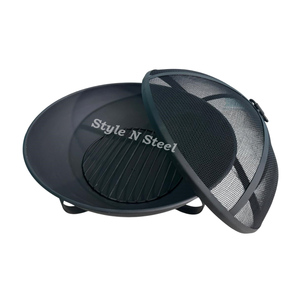 Brasero de hierro con pintura resistente al calor, diseño independiente, para leña/carbón, calentador exterior - Product Image 1