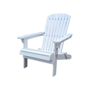 Ensemble de chaises Adirondack de luxe pliables avec pouf | Sièges de terrasse en bois d'acacia massif pour patio et jardin | Fabricant vietnamien - Product Image 5