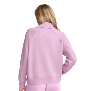Women Quarter Zip Turn <b>Down</b> Collar Tracksuit With <b>Trousers</b> Tapered Fit Casual Lounge Wholesale Custom Two Piece Clothing Outfits - Product Image 4