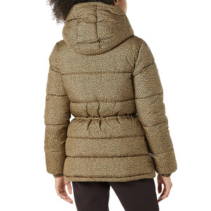 Women's Plus Size Winter Warm <b>Bubble</b> Puffer Jacket Breathable Nylon Shiny Light Zipper Closure Short Style - Product Image 3