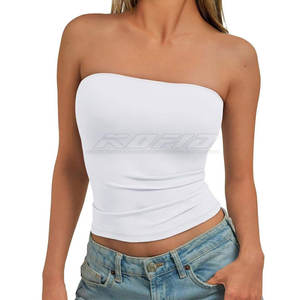 Top Tubo sin Tirantes para Mujer, Verano, Casual, para Fiesta, Ropa de Club, Estilo Moderno, Top Tubo sin Tirantes para Mujer, Tendencia de Verano - Product Image 2