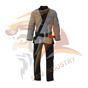 Ensemble d'uniformes de karaté au design le plus récent, prix de gros, style unique et léger, uniformes de karaté de couleur unie - Product Image 2