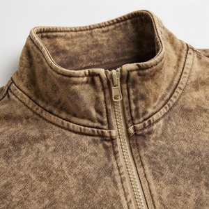 Men's Sustainable Sportswear Acid Wash Jogger Sun Faded Distress Fitness Exercise <b>Sets</b> Hooded <b>Embroidery</b> Jogging Winter - Product Image 4