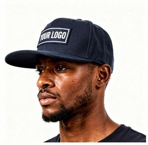 Gorra Snapback Personalizada con Parche Bordado, Visera Plana, Ajustable, Estilo Urbano, Gorra de Béisbol - Product Image 1