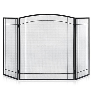 Pantalla de fuego de malla metálica de diseñador de vendedor superior negra para valla de seguridad de chimenea Protector de chispa seguro de Ambience Lifestyle - Product Image 6