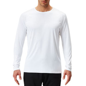 T-shirt de compression unisexe de haute qualité pour la gym, anti-bactérien, coupe-vent, anti-transpiration, 240g, Spandex Polyester, logo personnalisé, vente en gros - Product Image 1