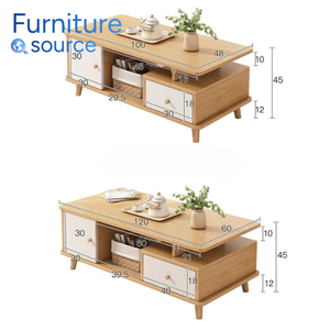 โต๊ะคาเฟ่ไม้ MDF ทันสมัยทนทานสำหรับร้านกาแฟที่นั่งรับประทานอาหารทำมือในเวียดนามโดยโรงงานเฟอร์นิเจอร์ฝีมือ - Product Image 2