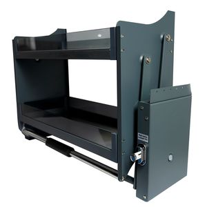 Organisateur de placard de cuisine supérieur avec étagère coulissante et support à épices pour armoires murales - Product Image 5