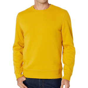 Basic Cotton Blended With Crew Neck Custom Logo Men Cotton Plain Sweatshirt Men's Men's Fashion Sweatshirt 100% Cotton 450g - Product Image 3