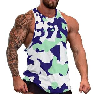 Débardeur imprimé élégant pour homme, sans manches, pour la gym, le fitness, la musculation, l'entraînement, veste décontractée d'été, streetwear, design personnalisé - Product Image 1