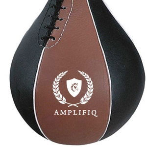 Ballon de boxe en cuir durable pour l'entraînement physique, la pratique du punching rapide, hauteur réglable, construction robuste, utilisation en salle de sport ou à domicile - Product Image 6