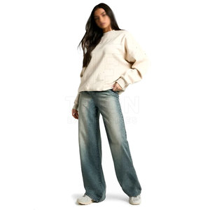 Sudadera de Mujer con Pedrería, Superventas, Mezcla de Algodón Suave, Estilo Casual para Uso Diario - Product Image 4