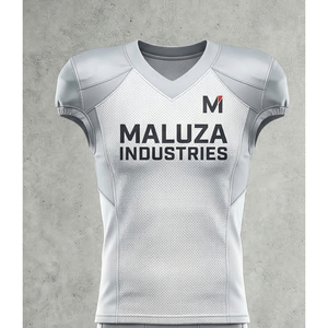 Uniforme de Fútbol Americano de Manga Corta Sublimado Personalizado de Alta Calidad con Gestión de Humedad - Product Image 1