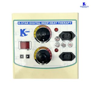 K-Star K871 Deep Heat 2 Channel <b>Machine</b> Physiotherapy Deep Heat Therapy Device For Pain Relief & <b>Muscle</b> Recovery - Product Image 2