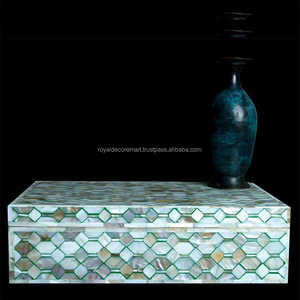 Boîte d'incrustation de nacre de qualité supérieure pour garder les accessoires de femme au prix de gros de l'Inde par Royal Decore Mart - Product Image 2