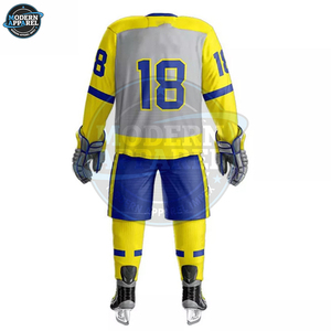 Uniforme de hockey au design unique, grande taille, uniforme de hockey sur glace personnalisé pour hommes, nouveaux uniformes de hockey sur glace de haute qualité en gros - Product Image 4