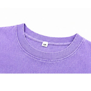 T-shirt pour filles à manches courtes et col rond en tricot de qualité supérieure, respirant, en coton, pour l'été, service d'usine OEM ODM - Product Image 3