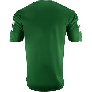 Maillot de football bleu marine à manches courtes pour homme, col rond, en polyester anti-humidité, vêtement d'entraînement toutes saisons, coupe classique - Product Image 6