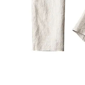Pantalon cargo beige en lin/coton pour homme, taille élastique, décontracté, léger, pour le printemps - Product Image 3