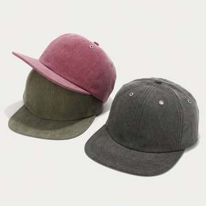 Gorra de Béisbol Retro de Color Sólido con Visera Ancha para Mujer, para Cabezas Pequeñas y Grandes, Marca de Moda Coreana, Estilo Hip Hop, Gorra para Parejas - Product Image 3