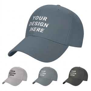 Custom Embroidered Baseball Cap 6-Panel Adjustable Cotton Hat Unisex Casual <b>Red</b> Yellow Blue Design Front Panel - Product Image 4