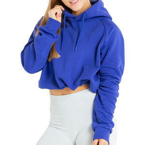 Wholesale High Quality Custom <b>Winter</b> Cropped <b>Top</b> Hoodie Embroidery Front Fashion Outdoors Stylish Full Sleeve Length - Product Image 3